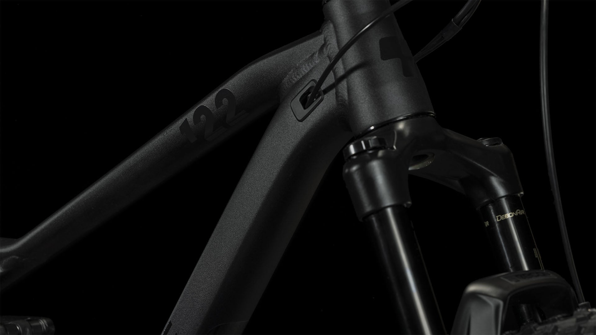 Bicicleta de montaña CUBE Stereo ONE22 Race black anodized
